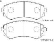 OEM PAD KIT, DISC BRAKE KD1722