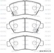 OEM BRAKE PAD FRONT 06450-S5A-J00 HO CIVIC 199511-2001 C1N016