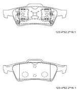 OEM PAD KIT, DISC BRAKE KD1514