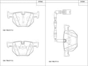 OEM PAD KIT, DISC BRAKE KD7534