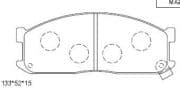 OEM PAD KIT, DISC BRAKE KD3316