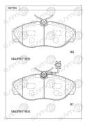 OEM BRAKE PAD KD7725