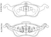 OEM BRAKE PAD KD6505