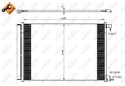 OEM RADIATOR ASSY, A/C 350082