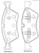 OEM PAD KIT, DISC BRAKE KD7549