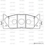 OEM PAD KIT, DISC BRAKE A1N154