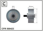 OEM PULLEY ROLLER ASSY 500423