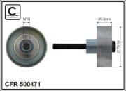 OEM PULLEY ROLLER ASSY 500471