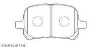 OEM PAD KIT, DISC BRAKE KD2758