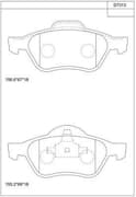 OEM BRAKE PAD KD7313