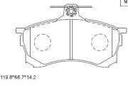 OEM PAD KIT, DISC BRAKE KD4706