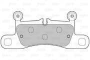 OEM Brake Pad RR Touareg/Cayyene [10-16] 3.2/3.6/4.8 601387