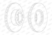 OEM MAN TGA BRAKE DISC REAR BCR214A