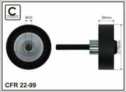 OEM PULLEY ROLLER ASSY 2299