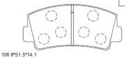 OEM PAD KIT, DISC BRAKE KD3315