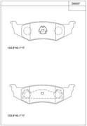 OEM BRAKE PAD KD6557