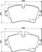 OEM PAD KIT, DISC BRAKE P06092