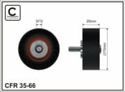 OEM PULLEY ROLLER ASSY 3566