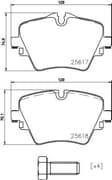 OEM PAD KIT, DISC BRAKE P06093