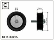 OEM TENSIONER ASSY, PULLEY 500285