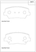 OEM PAD KIT, DISC BRAKE KD9777