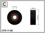 OEM TENSIONER ASSY, PULLEY 1198