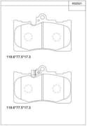 OEM BRAKE PAD KD2521