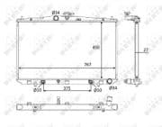 OEM RADIATOR ASSY, ENGINE COOLANT 58611