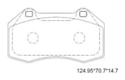 OEM BRAKE PAD KD7576