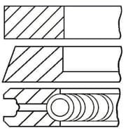 OEM RING SET, PISTON 0813950000