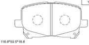 OEM PAD KIT, DISC BRAKE KD2748