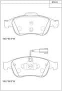 OEM PAD KIT, DISC BRAKE KD7413