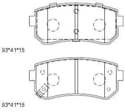 OEM BRAKE PAD KD9745