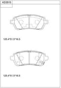 OEM BRAKE PAD KD3515