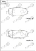 OEM PAD KIT, DISC BRAKE KD6567