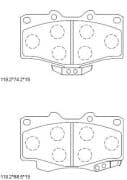 OEM PAD KIT, DISC BRAKE KD2203