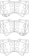 OEM PAD KIT, DISC BRAKE A1N156