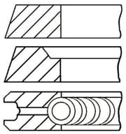 OEM RING SET, PISTON 0850180700