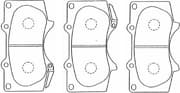 OEM PAD KIT, DISC BRAKE A1N011