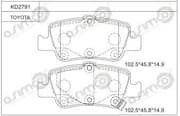 OEM BRAKE PAD KD2791