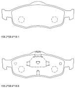 OEM BRAKE PAD KD6710