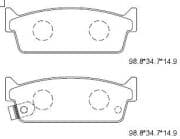 OEM PAD KIT, DISC BRAKE KD1780