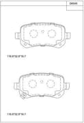 OEM BRAKE PAD KD6545