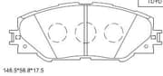 OEM BRAKE PAD KD2773