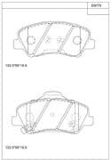 OEM PAD KIT, DISC BRAKE KD9775