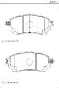 OEM PAD KIT, DISC BRAKE KD3049