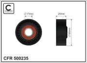 OEM PULLEY ROLLER ASSY 500235