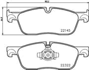 OEM PAD KIT, DISC BRAKE P36035