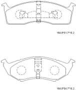 OEM PAD KIT, DISC BRAKE KD6751