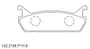 OEM BRAKE PAD KD3746